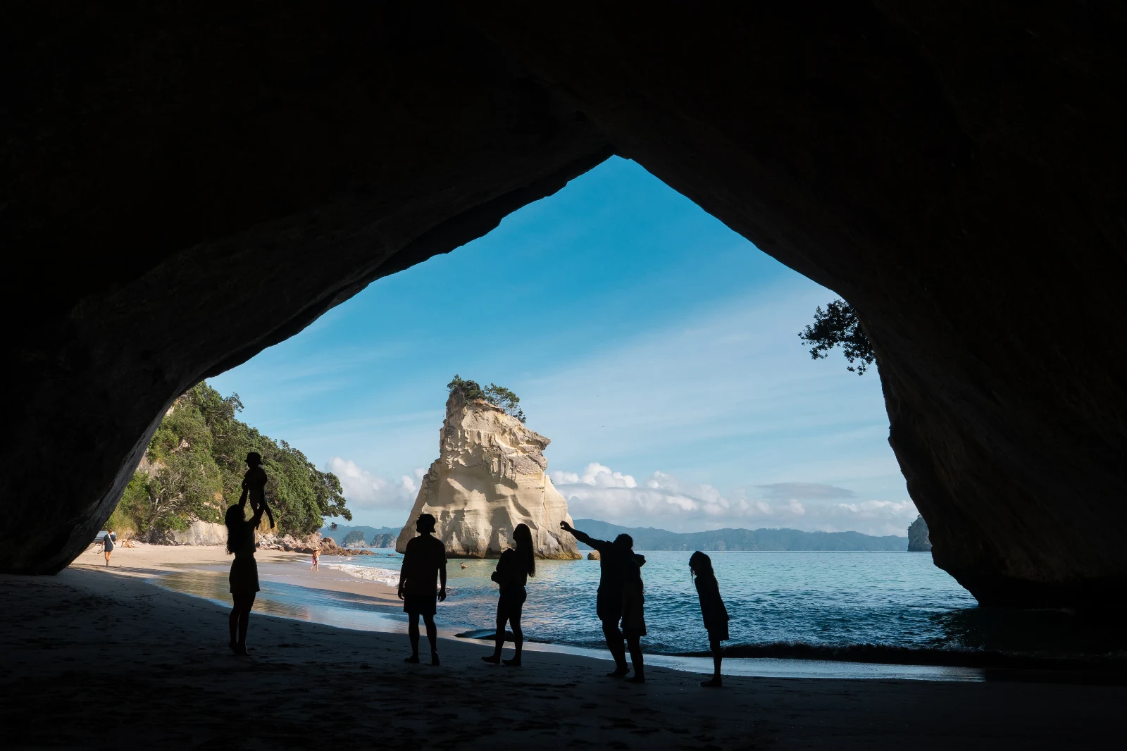 Arrive at the iconic Cathedral Cove archway